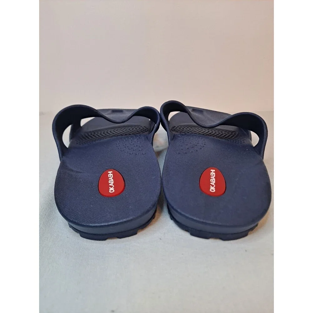 Okabashi Men's Slide Sandals Size XXL (12-13) Blue